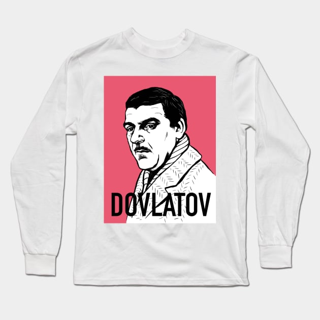 Writer Dovlatov Long Sleeve T-Shirt by chillstudio